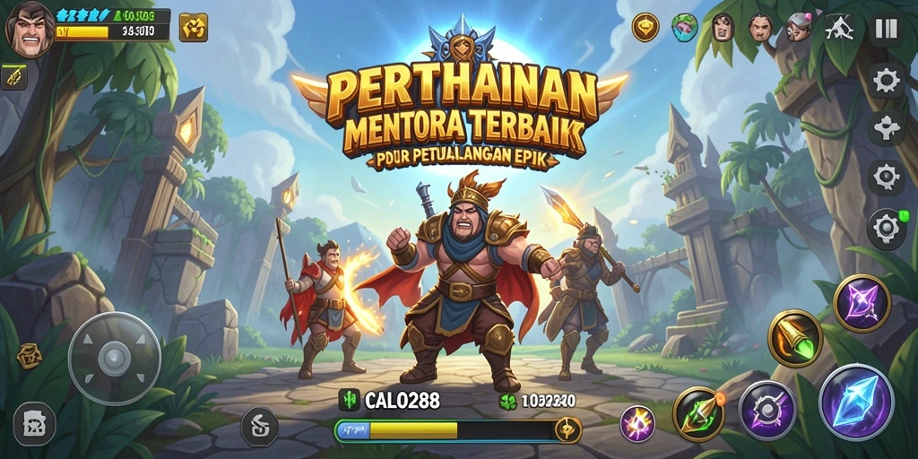 Screenshot gameplay Tower Defense yang mendebarkan dari CALO288.