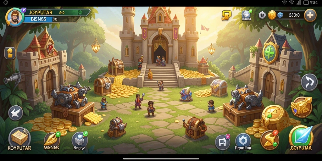 Tampilan gameplay <strong>JOYPUTAR</strong> yang menarik dan dinamis.