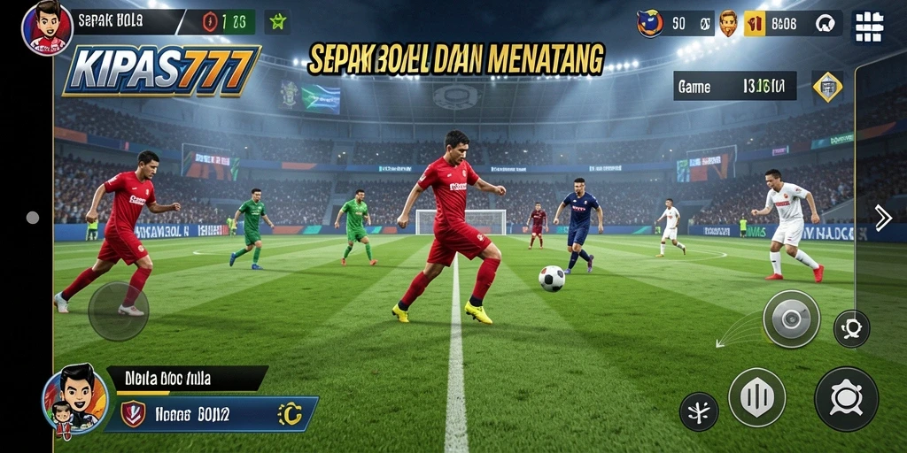Screenshot gameplay KIPAS777 yang menampilkan aksi seru di lapangan.